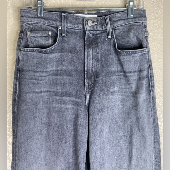MOTHER SUPERIOR Jeans The Maven Heel Gray Uncommon Ground High-Rise Wide leg EUC - Picture 5 of 13
